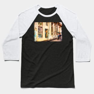 Looking Out For The Taxi Bike Baseball T-Shirt